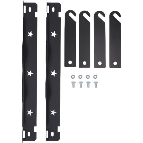 Kit d'Alignement de Roues - 2 Plaquettes de Mesure Avant/Arrière pour Toe avec 4 Support d'Extension et Vis - Compatible pour Automobile (1/5)