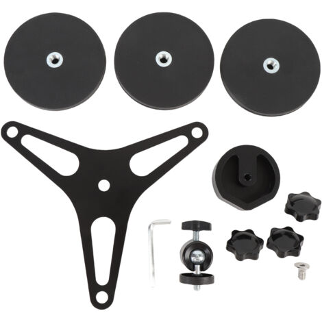 Support Magnétique Véhicule Compatible Mini - Antenne Satellite Angle Variable Noir Portable (1/5)