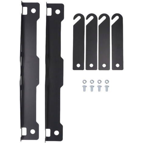 Plateau d'alignement des roues en acier allié robuste (2 sets) pour mesure précise de la parallélisation des roues - Toile métallique pour alignement automobile (1/5)