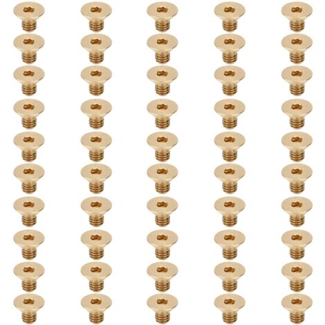 Vis Hexagonale à Embase Cuvette - Lot de 50 - Cuivre Pur - Vis à Six Embouts (1/5)