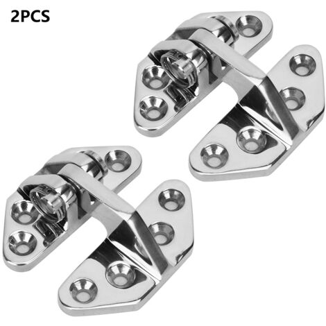 Paumelle Marine Butterfly Stainless Steel 316 Strap Hinge Hatch Door Hardware 66x71mm 2 Pièces (1/5)
