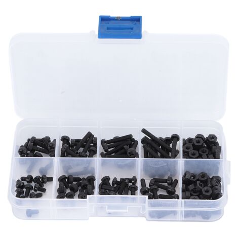 Kit de Fixation Nylon M3 avec 160 Pièces - Vis Cruciformes & Écrous Hexagonaux pour DIY et Maintenance (1/5)