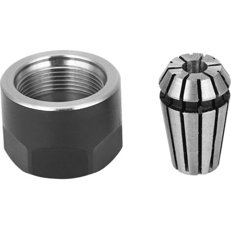 Mandrin ER11 + Collier ER11 + Écrou de Serrage pour Pièces de Tour CNC (1/5)