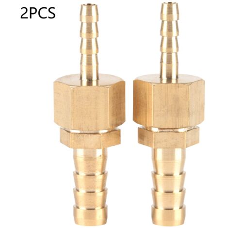 Raccords Barb Réducteurs en Cuivre 2 pièces 4-6mm, Connexion Plug pour Tuyau Flexible (1/5)