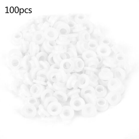 Jeu de 100 rondelles isolantes pour transistors TW-3, bushing plastique pour radiateurs (1/5)