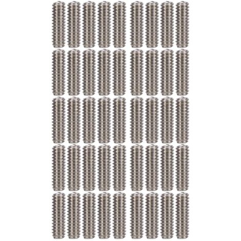 [Set Screw / Vis à tête hexagonale] Kit assortment de 50 pièces M2x6, A2-70 Stainless Steel, résistant à la corrosion, DIN 916 (1/5)