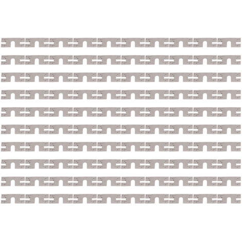 Gasket de mise à la terre PV pour rail guide T-slot 30X40 - Kit 100 pièces en stainless steel 304, conduction électrique pour système photovoltaïque (1/5)
