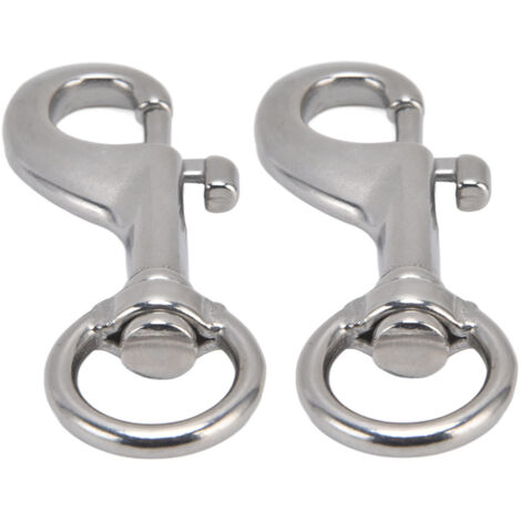 ManoMan - Attache Rotative avec Crampon en Acier Inoxydable 316 Marine - 87mm - 2Pcs (1/5)