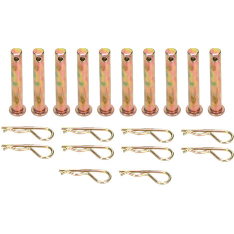 Kit de 10x Pattes R, cônes de bourrage, fixation en acier, pinailleurs de foudre pour moteurs diesel à air 178F/186F, durable, rust-proof, pour entretien tracteurs, agricole (1/5)