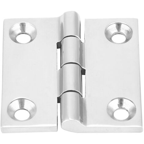 Charnière Porte Fenêtre - Charpentiste Hinge - 50x50mm 316 Inox - Accessoires Rénovation Marine Domestique