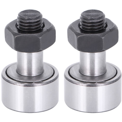 Palier à galet KR22/CF10 avec cage à aiguilles - Kit de 2 roulements en acier pour applications industrielles haute précision