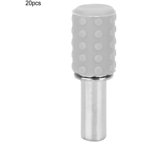 Chevilles de Support pour Étagères - 20 Pièces en Métal & Plastique - Kit Fixation Murale pour Placard Cuisine Armoire (1/5)