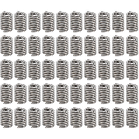 [Gaines de filetage] + Insert enfilé 4-40 SUS304 + Protecteurs de vis + 50 pièces (1/5)