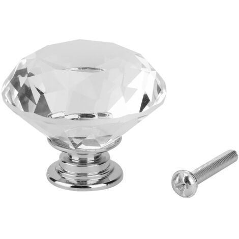 Poignée de tiroir en cristal transparent diamant modèle 701 A-40 - 1 pièce (1/5)