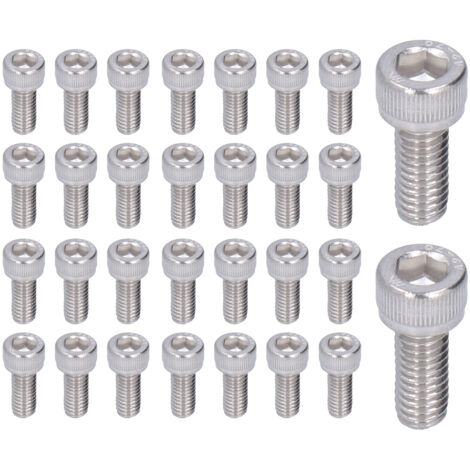[Vis de sécurité hexagonale] Hex Bolt A2‑70 DIN 912 M6x35 [30pcs Marine Grade] (1/5)