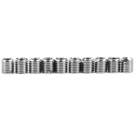 Écrous de Réparation Insert 10Pcs M4-M6 Filetage Fin Acier Inoxydable Expansion Kit Composants Fixation (1/5)