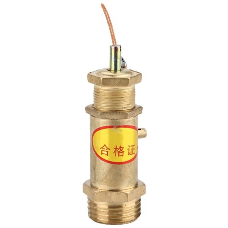 Soupape de sécurité à ressort G1/2 pour générateurs de vapeur 3KG (1 pièce) (1/5)