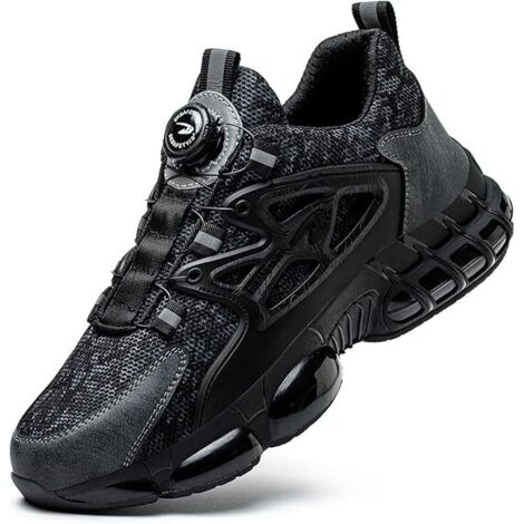 Chaussures de Sécurité Hommes Femmes Authenticité garantie Basket Légère Respirante Travail Antidérapante avec Embout en Acier ,41EU (1/5)