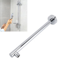 Bras de Douche avec Fixation Flange Tube Stainless Steel 37.5cm 1 Shower Arm + 1 Cover