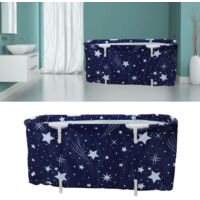 Baignoire Portative Multifonction Grand Espace Bain Corporel Complet Folding Soaking Bath Tub pour Kids Adults pour Shower Stall Type 2