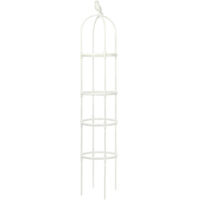 Structure pour Plantes Tomato/Mano/Cage Conique/Modèle 180cm avec Stakes de Steel Core Stainless Steel Black Φ28