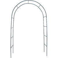 Arche Jardin Metalique - Arch Treillis Vert Sombre (140x38x240cm)