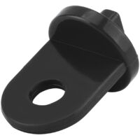 Accroche Plastic pour Serre et Jardinière - Lot de 10 Hooks pour Plantes en Pots - Noir/Gris - Connexion Twist-Lock