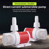 Pompe Submersible DC 20W 1000-1200L/H Ultraléger ABS Aluminium Booster Fontaine Aquarium