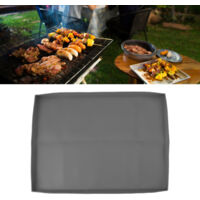 Couverture Silicone Grille Mat 22in Gris Protecteur Durable Antidérapant Anti-Rouille pour Griddle