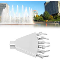 Tête de Sprinkler Fontaine G1 Buse Robinet Spray Dynamique Noir Inox Yard