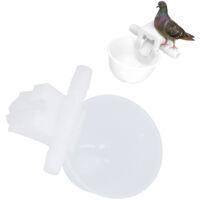 Abreuvoir Automatique pour Poules,25 PCS Abreuvoir Hanging Bowl,PP Plastique 4cm,Poultry Drinking Cup