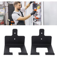 Porte-outil mural pour garage - Rack organisateur jardin - 2 pièces - Support trimmer