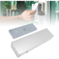Serrure Magnétique 500KG 12V 1200LBS NC Electromagnet Aluminium Pour Contrôle d'Accès 265x73x40mm Armature Plaque