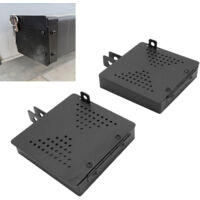Couvercles pour Bumper RV en Fer - 2 Ensembles pour Bumper 4in Carré - Protection Tube Égout et Stockage