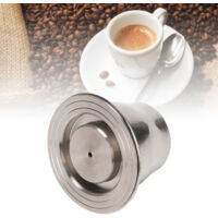 Kit Capsule Café Remplissable Kit Capsule Café Rechargeable Inox Capsule Café Machine Café Spoon Marteau Nettoyage Description