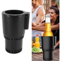 Rafraîchisseur de Canettes et Boissons pour Véhicule 12V - Design Compact avec Indicateur Lumineux pour Utilisation Portable en Voiture, Bureau et Voyage