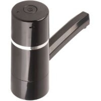 Pompe à boire rechargeable sans fil USB (Noir) pour bouteilles standard, matériaux ABS et silicone, tube 50cm, utilisation à domicile et bureau