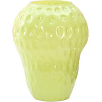 Vase Small Green Jade Colorful Red Strawberry Shape Pot Living Room Home Decoration Fresh Fruit European Pastoral Style 1pc with Foam Packaging