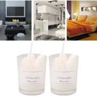 Bougies parfumées aromathérapie à la cire de soja 2 bougies lot relaxation cadeau naissance Type A Fraise