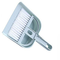 Mini Broom and Dustpan Set PP Desktop Cleaning Brush with Small Dust Pan for Desk Housekeeping Office Kitchen Pet Daily Cleaning
