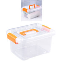 Boîte de Stockage avec Latch - Mano - Plastic Container Box Large - Transparent et Sécurisée