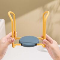 Dish Drying Rack Organizer ABS PP Rack Réglable Multi-Fonction Porte-Plates Bleu 5.9in