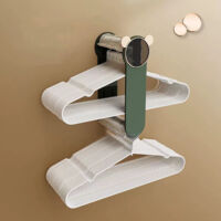 Organisateur extensible pour cintres mural sans perçage - 30g portant fort pour balcon