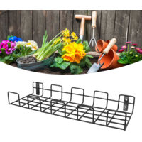 Gardening Tool Rack Organizer Metal Wall Mounted Shelf for Small Hose Factory Material Gadget Storage