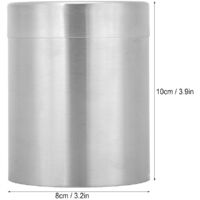 Boîte de Conservation Métal pour Thé Café 400ml Canister Cuisine Maison Étanche Anti-Humidité