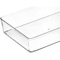 Boîte de Rangement pour Drawer Organisateur Transparent PET Grande Modèle 250g