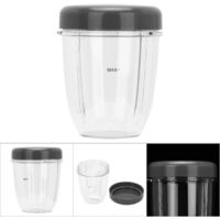 Kit de Pièces de Blender avec Couvercle et Gobelet pour Blender 900W - Accessoire de Remplacement Gobelet 18OZ Transparent ABS+PC