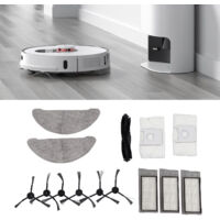 Robot Vacuum Cleaner Accessory Brush Dust Bag Cleaning Cloth Set Kit for EVE PLUS