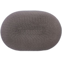 Set de Table Intérieur et Extérieur Jacquard PP Anti-Fuite et Imperméable - Nappe 30x45cm Unitaire Noir Rouge Bleu Vert Café Jaune Gris