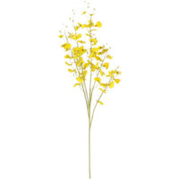 Orchidée Artificielle pour vase Orchidée moulue Fleur artificielle Jaune et Blanc Orchidée Orchidée Indoor Orchidée de décoration Plante artificielle Orchidée Orchidée Naturelle 92cm